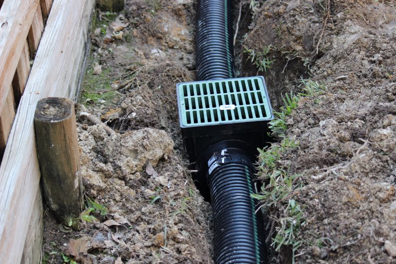Patio Drain Installation